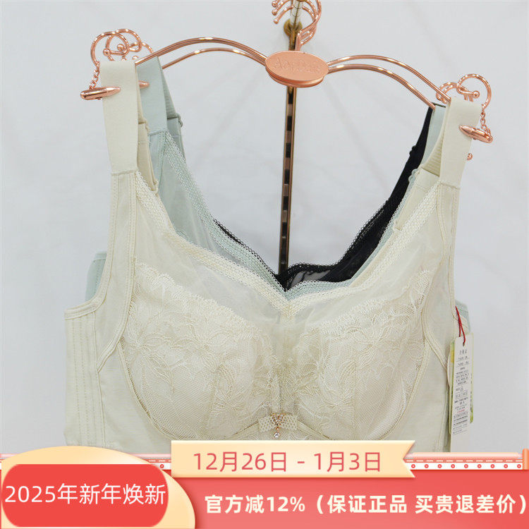 奥尔黛丝正品2835软钢圈薄CD杯杯2025春夏款抹胸大胸显小文胸罩