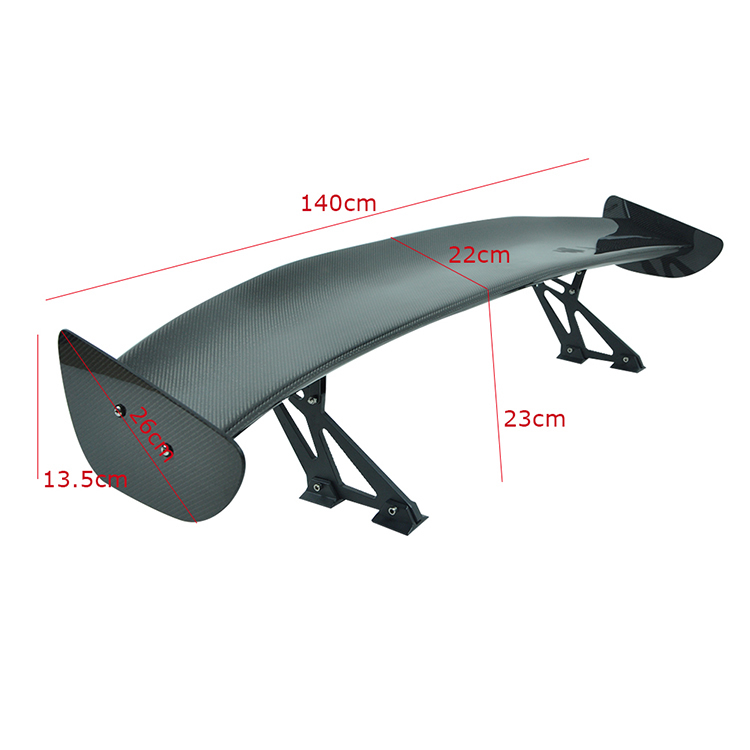 汽车改装尾翼碳纤维尾翼通用大尾翼定风翼轻量化尾翼跑车翼GT-I