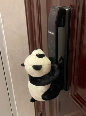 指纹锁防撞神器门把手玩