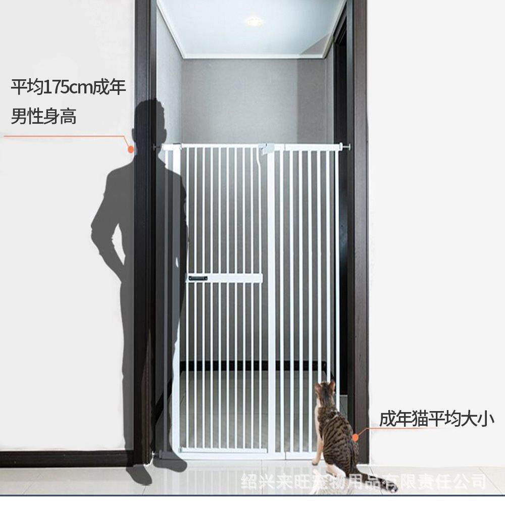 猫笼可拆卸免打孔猫门栏门档栅栏楼梯口厨房隔离门护栏猫咪围栏