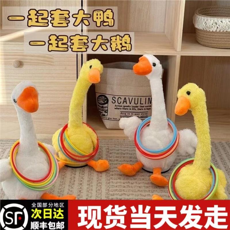 套不中鸭套圈圈游戏电动图片