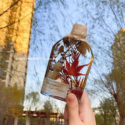 永生花浮游花瓶女生送礼首选 四季主题干燥花组合毕业七夕教师节