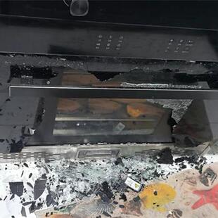 好太太903集成灶消毒柜一体机器前钢化玻璃定制门板面板配件