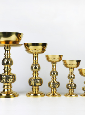 铜碗招财进宝酥油灯