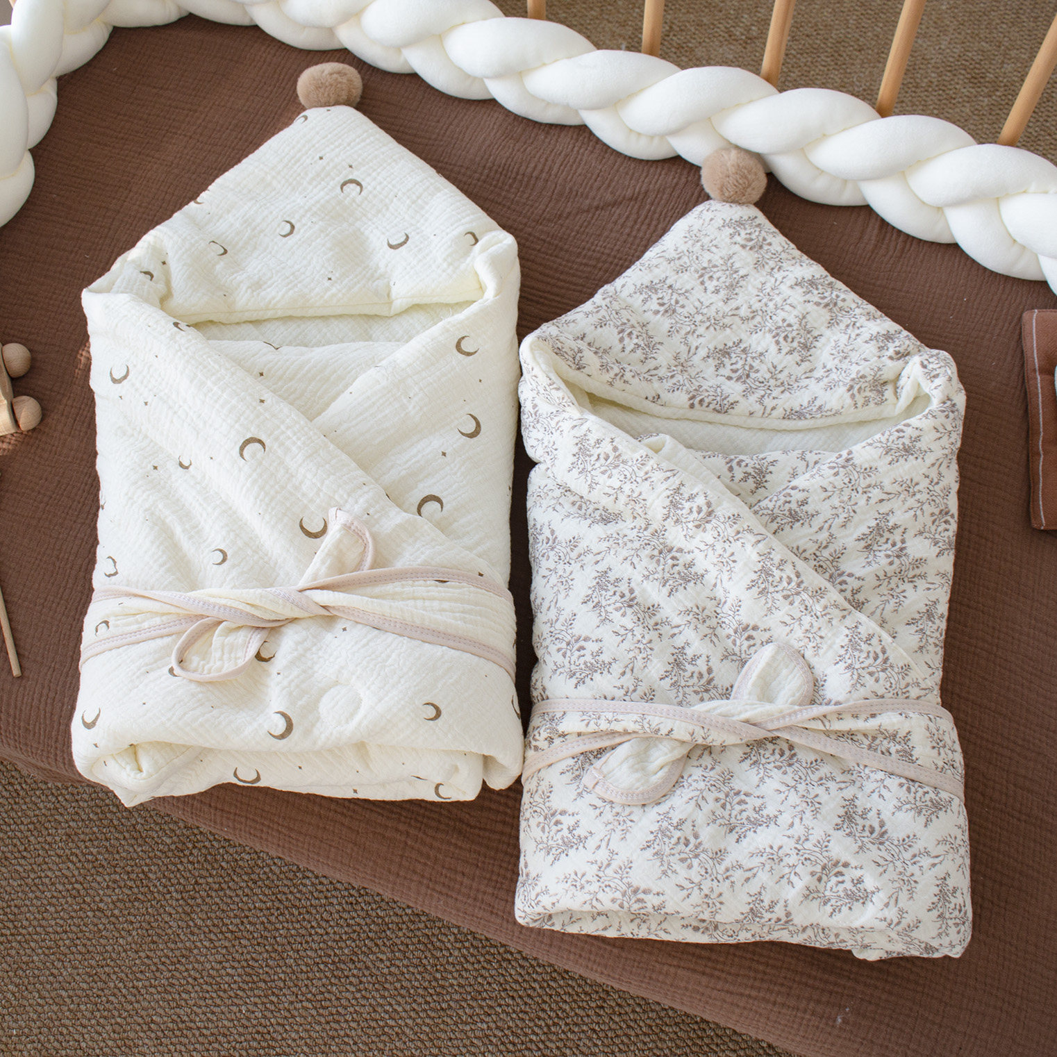 包被初生婴儿a类纯棉春秋夏款宝宝抱被新生儿包单小被子襁褓产房