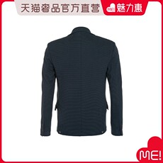 Куртка trussardi 藏蓝色简约百搭设计男士长袖西装外套