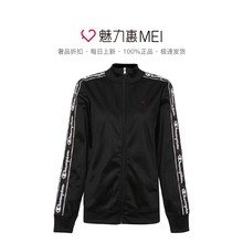 字母LOGO装 饰女士长袖 拉链外套 CHAMPION 黑色时尚