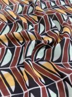 New light luxury and romantic chiffon printed fabric, elegant geometric printed fabric, spring and summer clothing fabric thumbnail 3