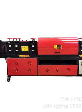 工地脚手架钢管矫直除锈刷漆一体机架子管钢管调直机圆管校直机