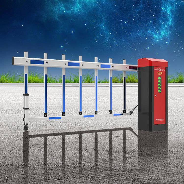 工厂直杆栅栏道闸小区智能道闸机停车场车辆收费管理系统