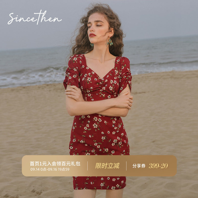 SINCETHEN梦影红楼红色复古111										