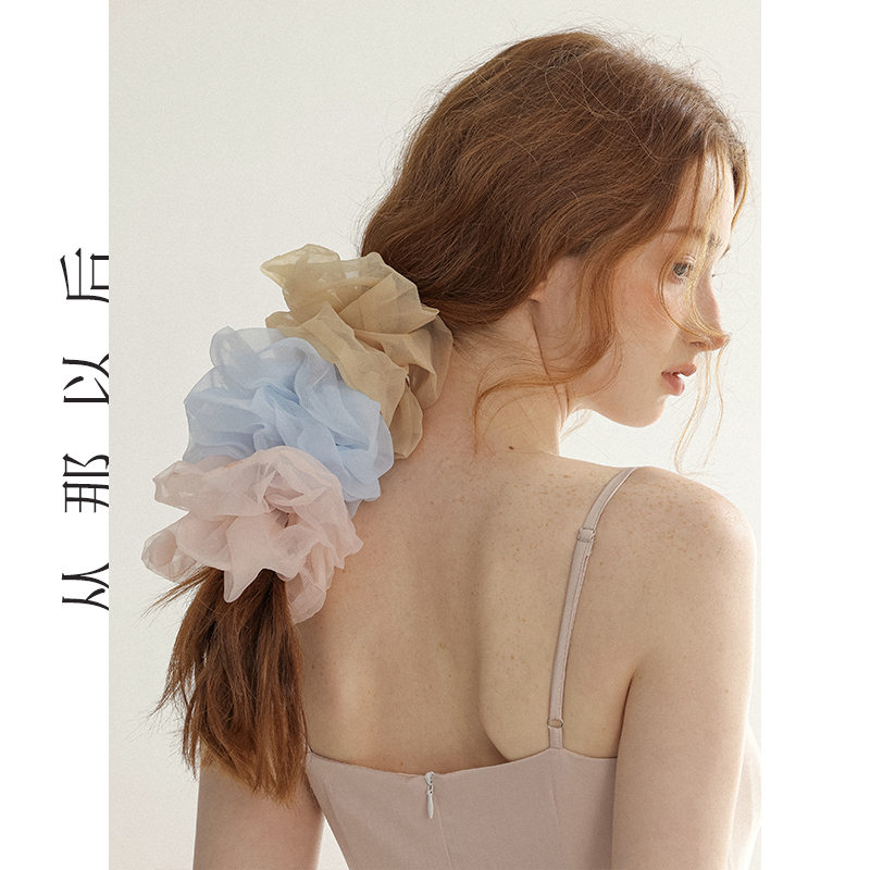 从那以后大肠发圈头绳发饰女春