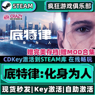 Steam正版底特律化身为人 激活码CDKey入库 Detroit Become Human