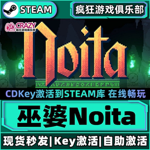 CDKey入库 激活码 全DLC角色扮演动作冒险游戏 巫婆Noita Steam正版