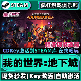 Steam正版我的世界:地下城 激活码CDKey入库 DLC动作角色扮演游戏