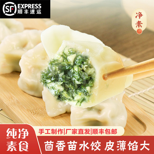 【顺丰直达】纯素食茴香苗水饺