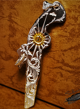 加勒比海盗玩具纯银吊坠手工定制