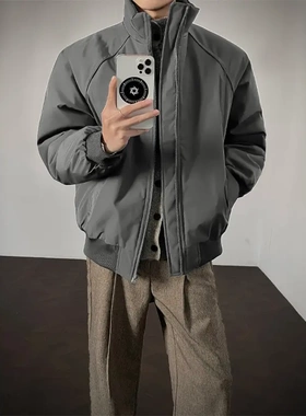 clenfit美式三防飞行员夹克短款棉衣男秋冬季螺纹棉服棒球服外套