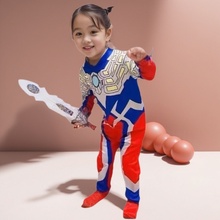 2025新款哪咤儿童节连体演出服迪迦奥特曼赛罗男童女宝cos服装潮