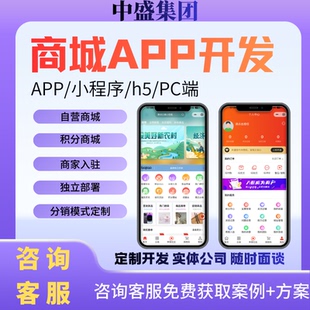 商城APP开发定制单多商户本地生活小程序分销商城源码成品搭建PC