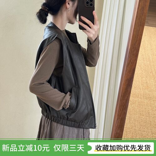 无袖百搭显瘦外套休闲马夹