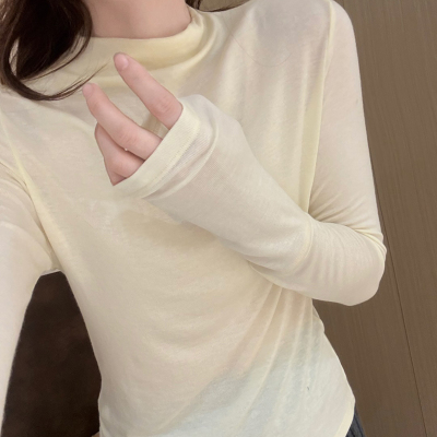 话里温柔气质天丝羊毛打底衫