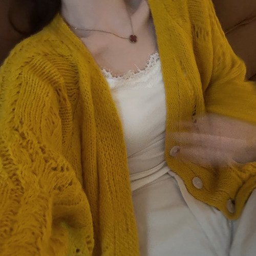 话里甜美气质休闲开衫罩衫2026春季新款韩版显瘦宽松上衣外套女-封面