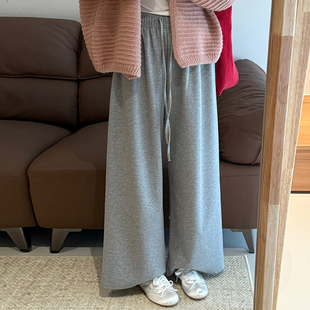 休闲百搭显瘦长裤 话里精致气质减龄直筒卫裤 韩版 新款 女 2026春季