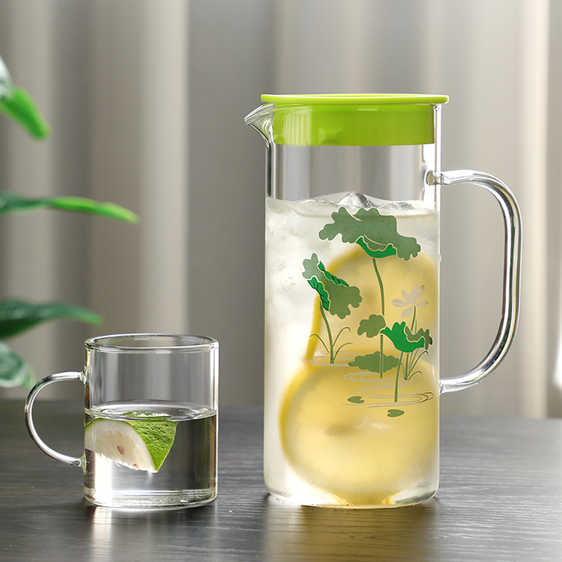 家用凉水杯套装耐高温果汁壶玻璃