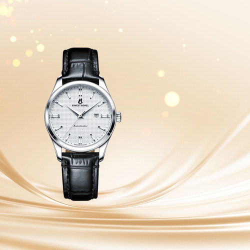 依波路全自动机械机芯复古腕表