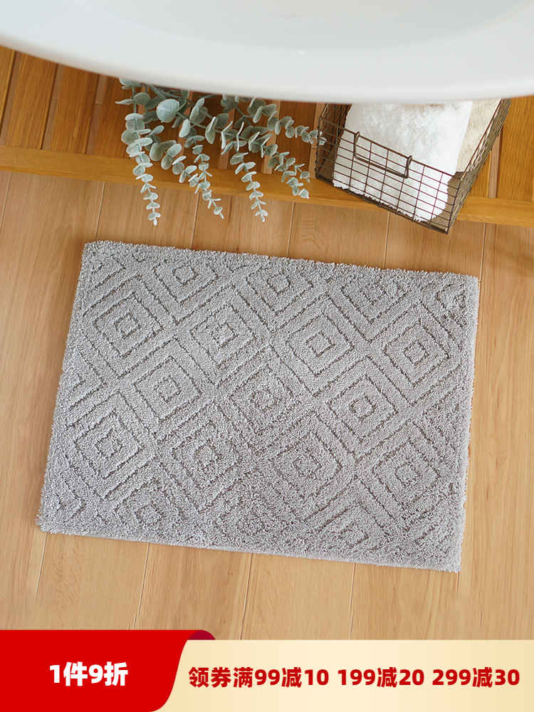 日本oka菱形浴室防滑地垫