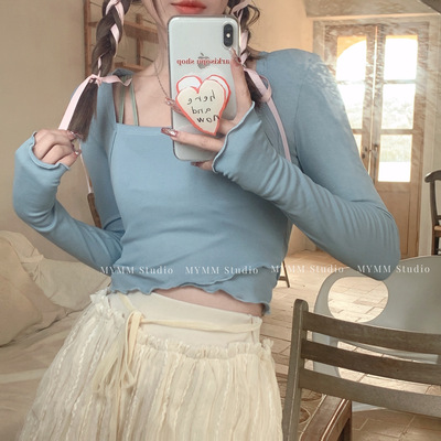 绵羊咩咩纯欲芭蕾风上衣