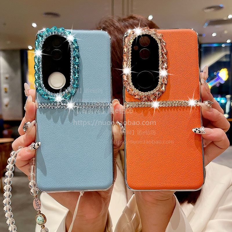 适用于vivoS19手机壳V50新款V40女V29素皮S20防摔V27带挂绳S17镶钻V30奢华S27时尚S18高级感s19pro保护壳S15