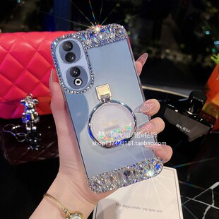 适用于华为荣耀90手机壳NZONE50pro畅享50畅享70支架20plus荣耀90pro全包摄像头水钻honor80防摔荣耀80p