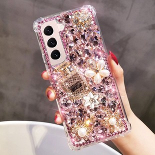 适用于三星S24手机壳ZFlip6防摔S25女款 Zflip4折叠屏3A80镶钻A32 23带钻A55奢华M55满钻A71潮壳A53水钻A52新款