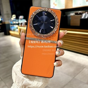 適用于華為榮耀x70手機殼x60榮耀x60pro全包x60GT攝像頭鑲鉆榮耀x50奢華素皮榮耀x50GT外殼榮耀x60i女保護套