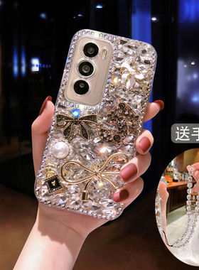 适用于oppoReno12手机壳Reno13新款11全包防摔FindX7Ultra轻奢A3pro水钻R9女Reno8个性A3X创意Reno11保护壳