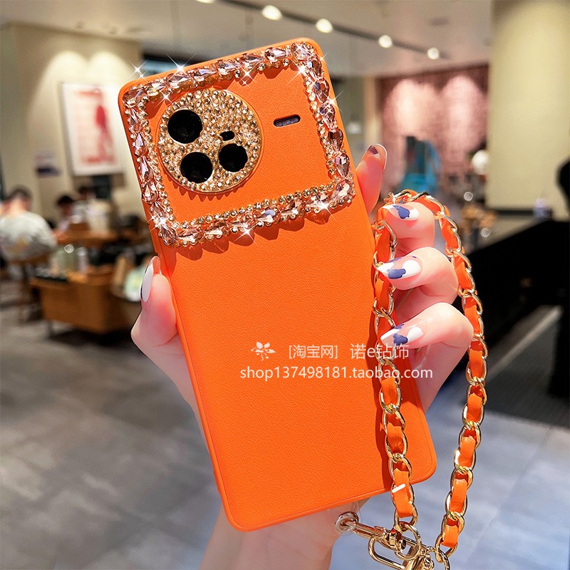 全包摄像头满钻素皮vivoX80