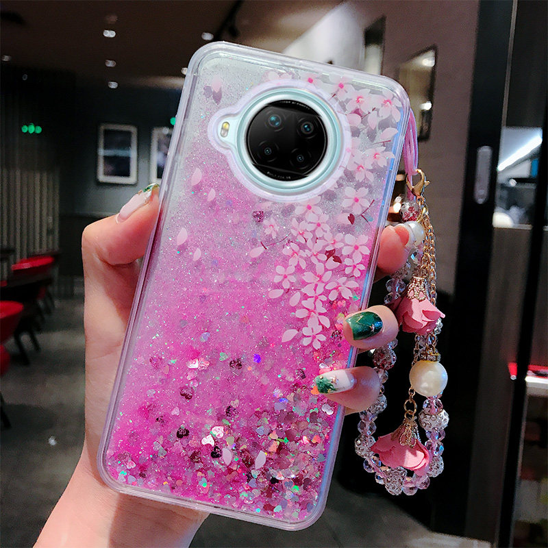 适用于红米note9手机壳红米13c红米12c红米9A红米note10女款潮11液体note12流沙红米A3防摔note12pro+软壳