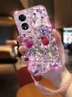 Подходит для чехла для мобильного телефона oppoA1pro K11X с бриллиантами FindX7, модного A2pro, нового A58, розового, A96, с защитой от падения A97, с инкрустацией