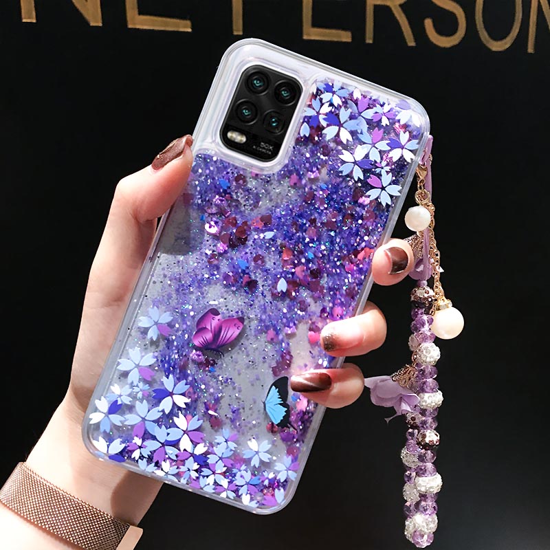 小米彩绘开运桃花蝴蝶日韩软壳