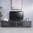 长矮柜金属铁柜子 客厅地柜储物柜 美式 乡村loft工业风电视柜