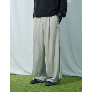 男秋冬宽松百搭阔腿休闲长裤 Mentmate 脚收口运动卫裤 简约裤 25AW