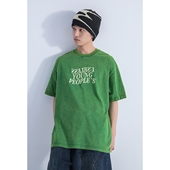 25SS 原创复古做旧水洗T恤衫 男 Mentmate 街头百搭英文圆领短袖 夏