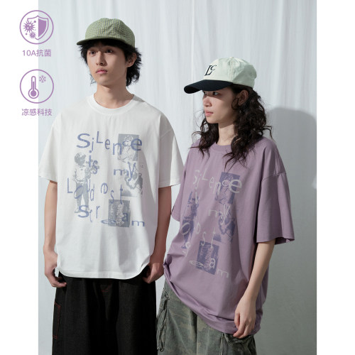 小众宽松休闲通勤百搭上衣tee男