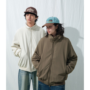 Mentmate 秋冬纯色户外加绒保暖风衣棉服男女内里摇粒绒夹克 25AW