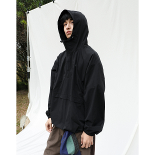 25SS 薄款 春季 风防晒连帽外套男 休闲套头风衣 户外工装 Mentmate