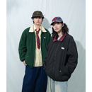 Mentmate 秋冬复古日杂教练夹克男女中性BF加绒棉衣撞色外套 25AW