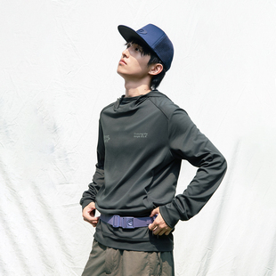 25AW 帽衫 户外防晒凉感速干连帽长袖 修身 运动训练服 T恤 Mentmate