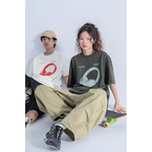 男女中性BF百搭短袖 耳机印花T恤夏 原创设计小众头戴式 Mentmate